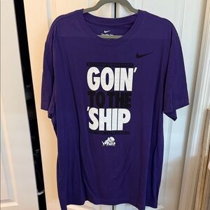 TCU Nike Purple Graphic Men's Tee